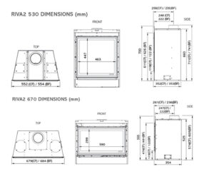 GAZCO RIVA2 530 INSET