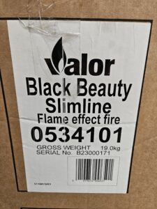 Valor Black Beauty Slimline Gas Fire