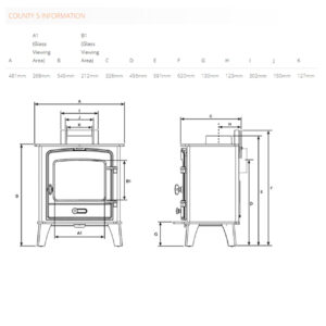 County 5 Multi-fuel Stoves